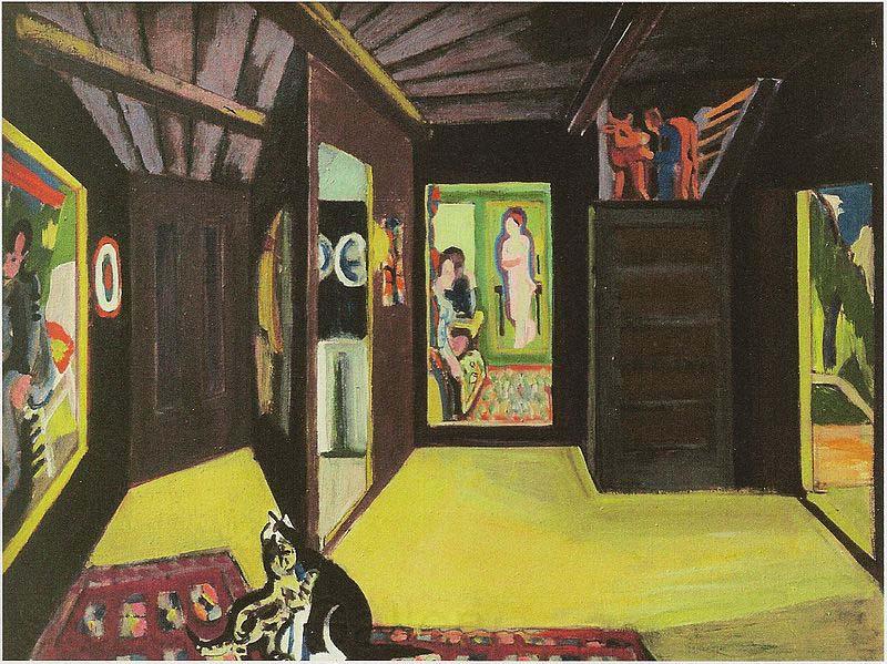 Ernst Ludwig Kirchner Mountain-atelier France oil painting art